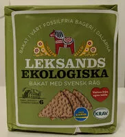 Mängden socker i Leksands Ekologiska Bakat Med Svensk Råg