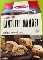 Mängden socker i Gluten free Cantucci Mandel