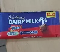 Mängden socker i Dairy Milk Daim