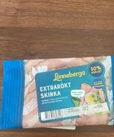 Mängden socker i Extrarökt skinka