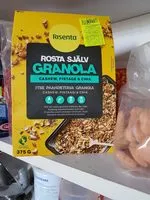 Mängden socker i GRANOLA
