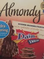 Mängden socker i Daim