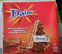 Mängden socker i Mandeltorte mit Daim