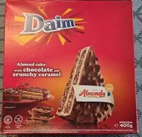 Mängden socker i Mandulatorta csokoládéval és roppanós karamellel