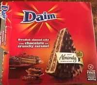 Mängden socker i Cake Daim