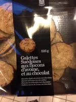 Mängden socker i Galettes Suédoises aux Flocons d'Avoine et au Chocolat