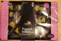 Mängden socker i Punchrullar