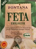 Mängden socker i Feta Ekologisk