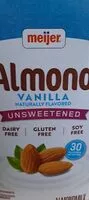 Mängden socker i Almond Milk Vanilla Unsweetened