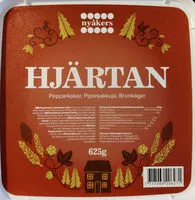 Mängden socker i Hjärtan Pepparkakor