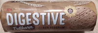Mängden socker i Digestivekex med fullkorn