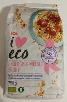 Mängden socker i Müsli Frukt Ekologisk 750G