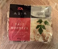 Mängden socker i ICA Asia Snabbnudlar biffsmak