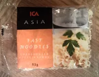 Mängden socker i ICA Asia Snabbnudlar kycklingsmak