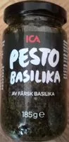 Mängden socker i ICA Pesto Basilika