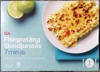 Mängden socker i ICA Fiskgratäng Skaldjurssås