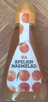 Mängden socker i ICA Apelsinmarmelad