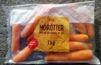 Mängden socker i ICA Morötter