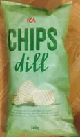 Mängden socker i ICA Chips dill