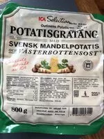 Mängden socker i Potatisgratäng ICA Selection