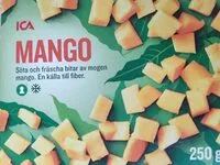 Mängden socker i Frusen mango