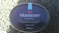 Mängden socker i ICA Färskost naturell