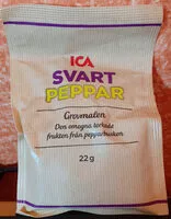 Mängden socker i Svart Peppar