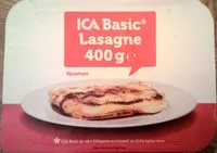 Mängden socker i ICA Basic Lasagne
