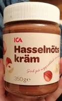 Mängden socker i Hasselnots kram