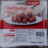 Mängden socker i ICA Basic Köttbullar