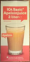 Mängden socker i ICA Basic Apelsinjuice