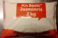 Mängden socker i ICA Basic Jasminris