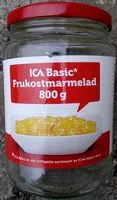 Mängden socker i ICA Basic Frukostmarmelad
