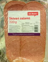 Mängden socker i Skivad salami