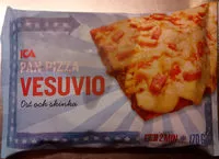 Mängden socker i ICA Pan Pizza Vesuvio