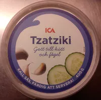 Mängden socker i ICA Tzatziki