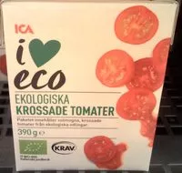 Mängden socker i ICA i♥eco Ekologiska krossade tomater