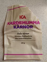 Mängden socker i kardemumma kärnor