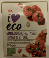 Mängden socker i Ekologisk Pastasås Tomat & Vitlök