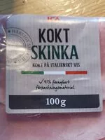 Mängden socker i ICA Kokt skinka