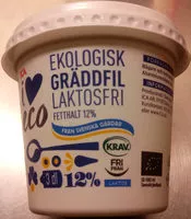 Mängden socker i ICA i♥eco Ekologisk gräddfil laktosfri