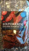 Mängden socker i Soltorkade ätklara tomater