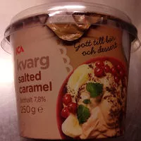 Mängden socker i ICA Kvarg salted caramel