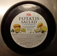 Mängden socker i ICA Potatissallad i vinägrett