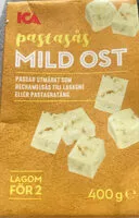 Mängden socker i pastasås mild ost