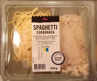 Mängden socker i ICA Spaghetti Carbonara
