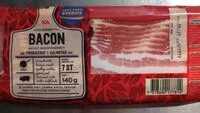 Mängden socker i Bacon, streaky