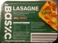 Mängden socker i ICA Basic Lasagne