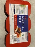 Mängden socker i Makrillfilé i tomatsås