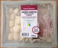 Mängden socker i ICA Vardagsfest Långkokt skinkstek med potatis och svampsås